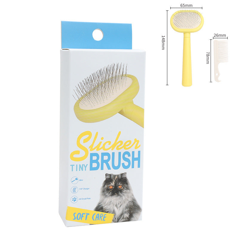 Pet Cat And Dog Hair Brush Hair Remover Brush Cat Dog Hair Grooming and Care Comb for Long Hair Dog Pet